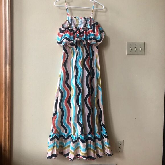 Farm Rio Sleeveless Ruffle Maxi Dress - Picture 6 of 8
